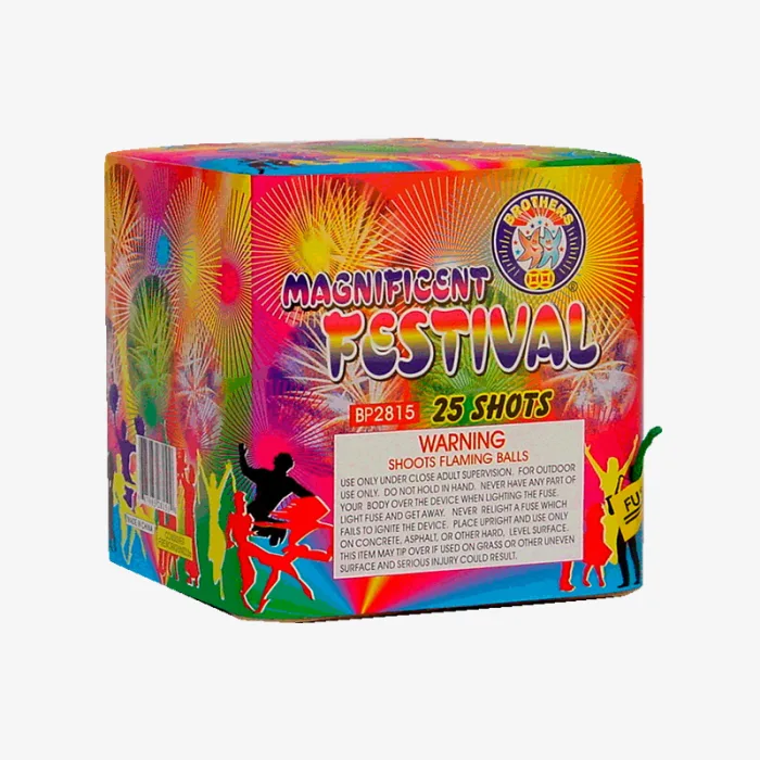 Magnificent Festival (25 Shots) Straight-Firing Aerial Cake