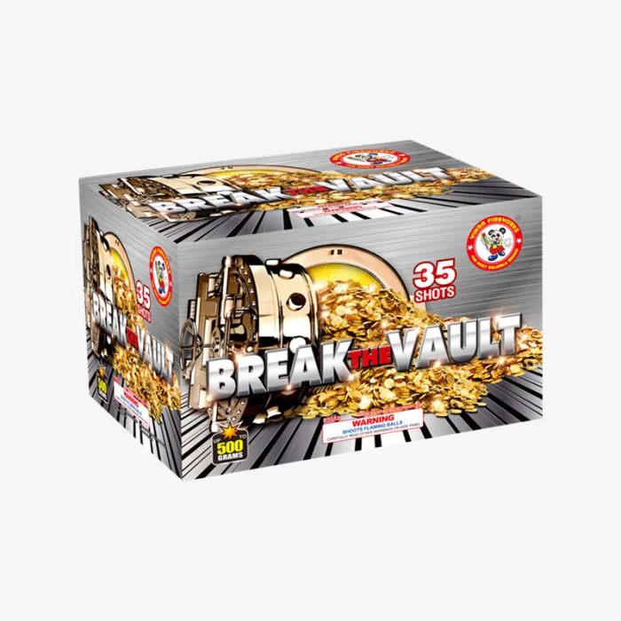 Break The Vault (35 Shots) Straight-Firing Aerial Cake