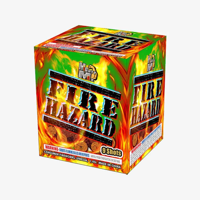 Fire Hazard (9 Shots) Straight-Firing Aerial Cake