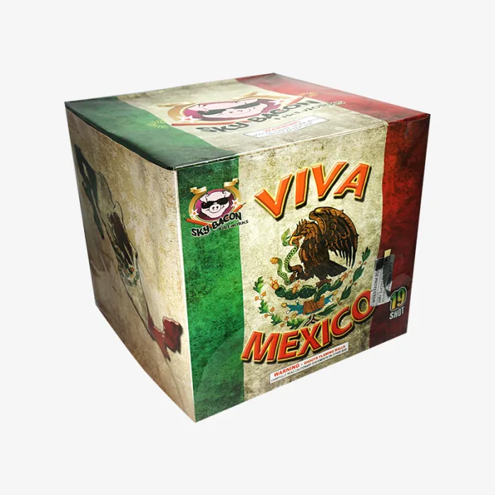Viva Mexico (19 Shots) Straight-Firing Aerial Cake