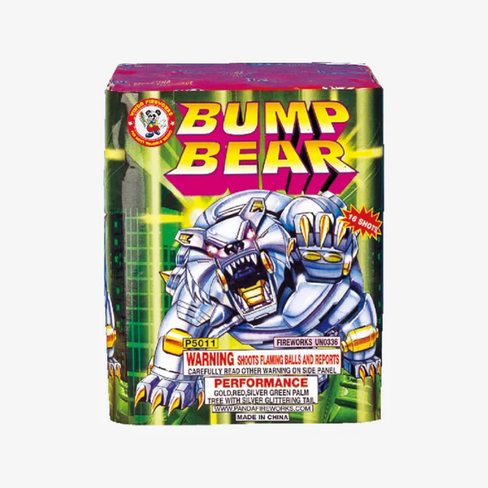 Bump Bear (16 Shots) Straight-Firing Aerial Cake