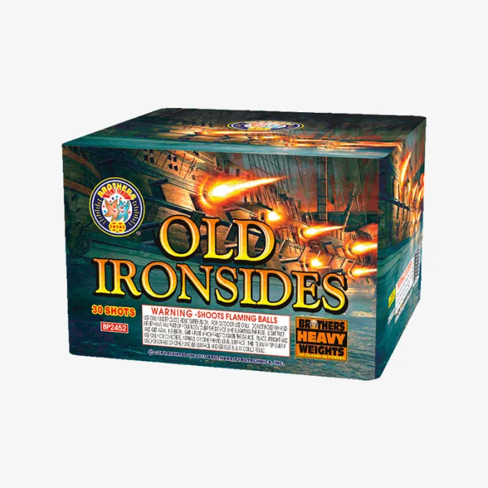 Old Ironsides (30 Shots) Straight-Firing Aerial Cake