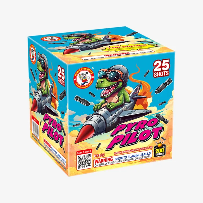 Pyro Pilot (25 Shots) Straight-Firing Aerial Cake