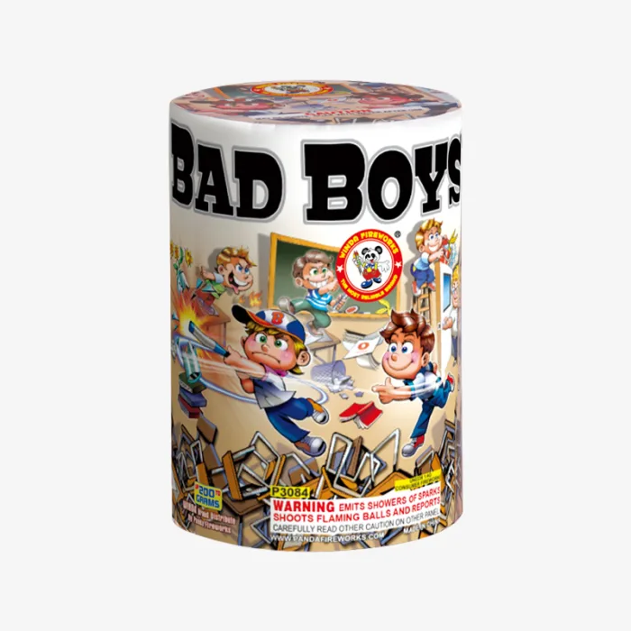 Bad Boys Fountain with Crackling Mine