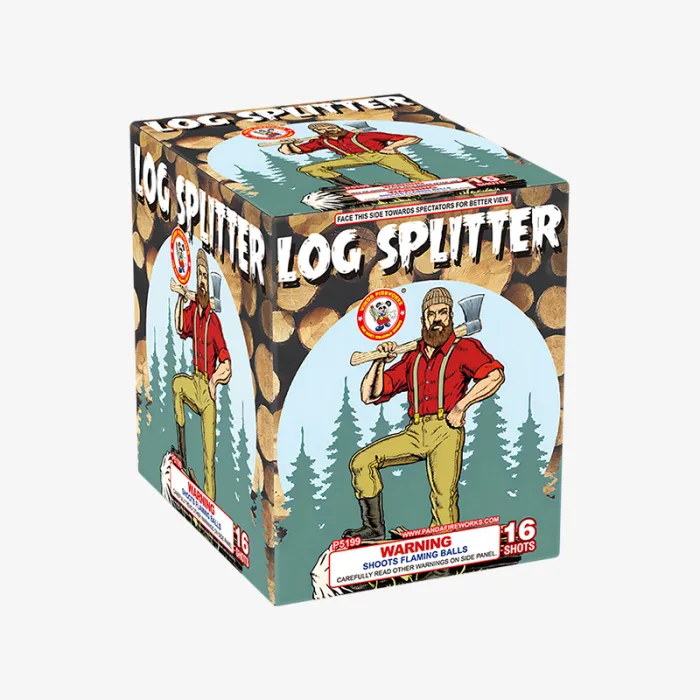 Log Splitter (16 Shots) Fan-Firing Aerial Cake