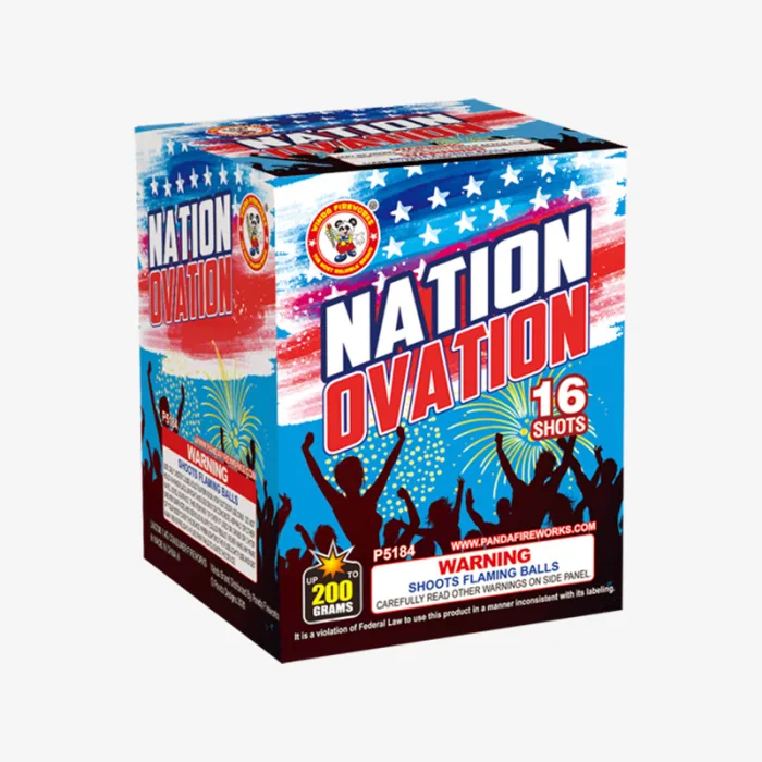Nation Ovation (16 Shots) Straight-Firing Aerial Cake