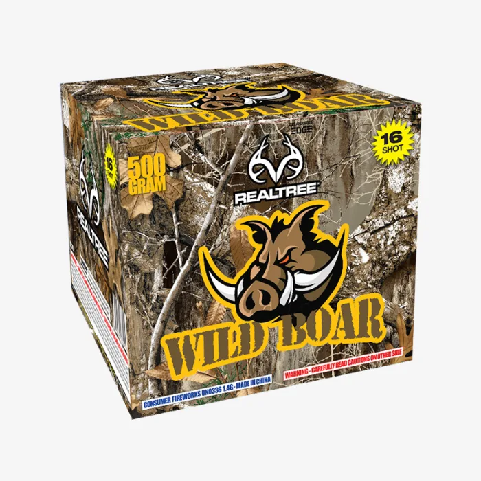 Wild Boar (20 Shots) Fan-Firing Aerial Cake