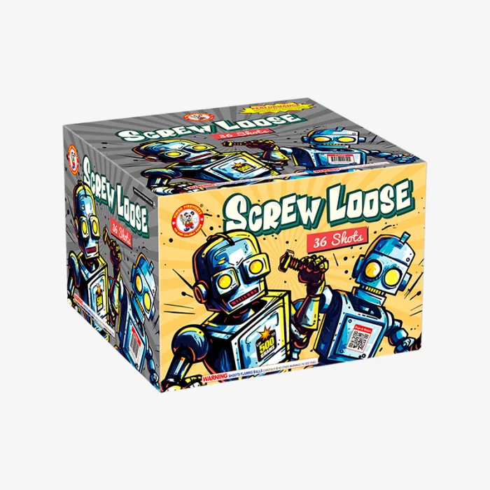 Screw Loose (36 Shots) Straight-Firing Aerial Cake