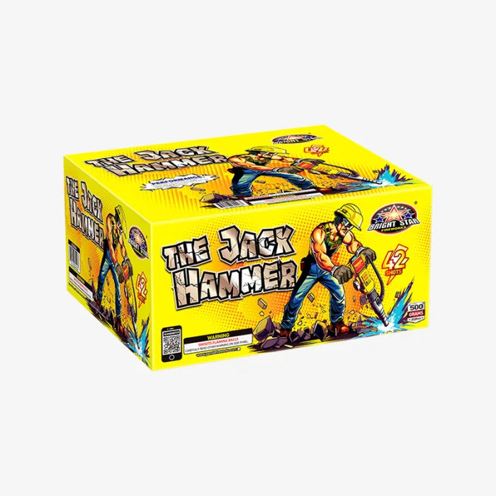 The Jack Hammer (42 Shots) Straight-Firing Aerial Cake