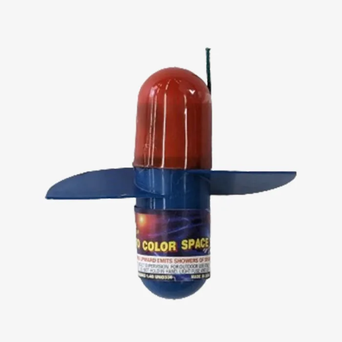 Two Color Spaceship Aerial Spinner