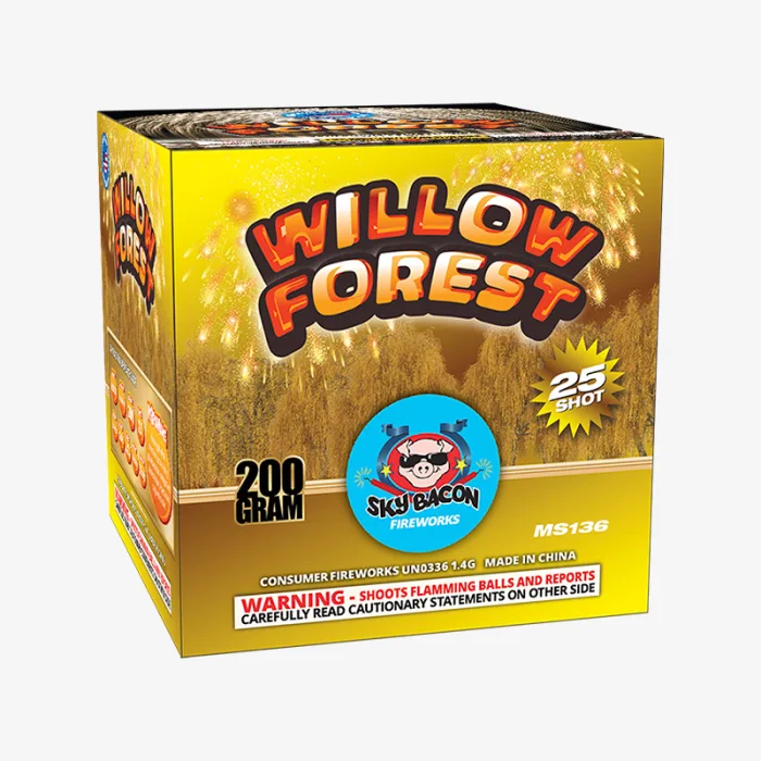 Willow Forest (25 Shots) Straight-Firing Aerial Cake