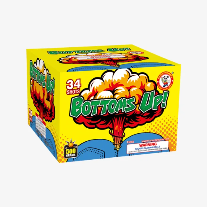 Bottoms Up! (34 Shots) Straight-Firing Aerial Cake