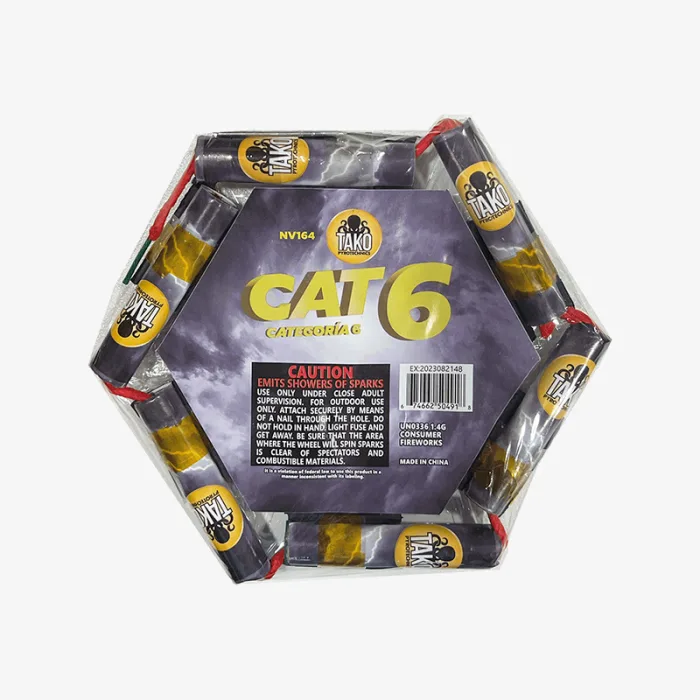 Cat 6 Spinning Wheel Novelty