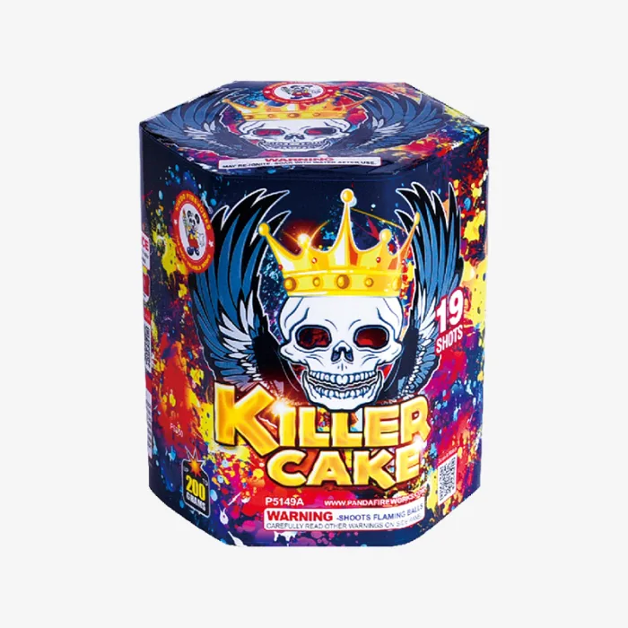 Killer Cake (19 Shots) Straight-Firing Aerial Cake