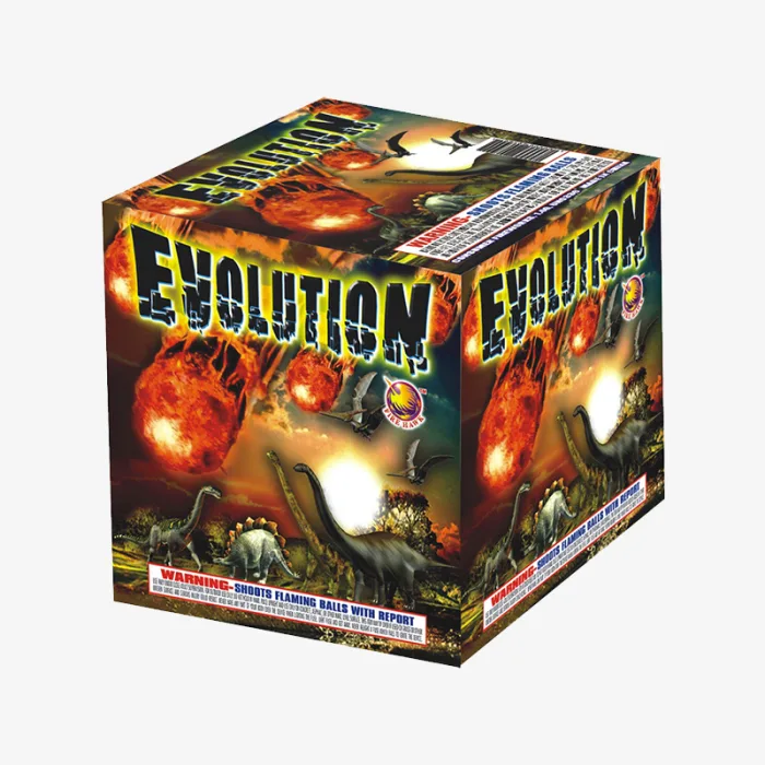 Evolution (16 Shots) Straight-Firing Aerial Cake