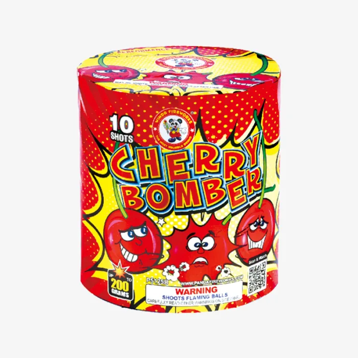 Cherry Bomber (10 Shots) Straight-Firing Aerial Cake