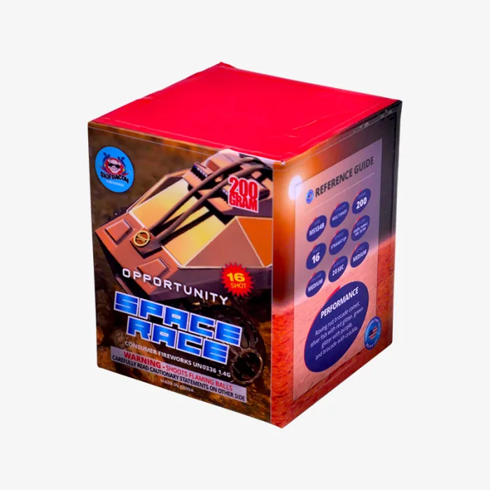 Space Race Opportunity (16 Shots) Straight-Firing Aerial Cake