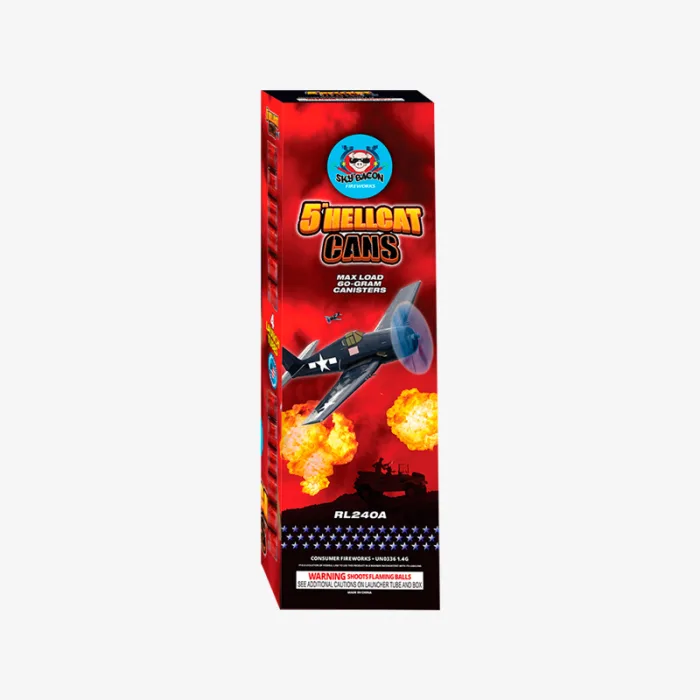 5" Hellcat Cans (24 Shells) 5-Inch Canister Shell Kit with 4 Tubes