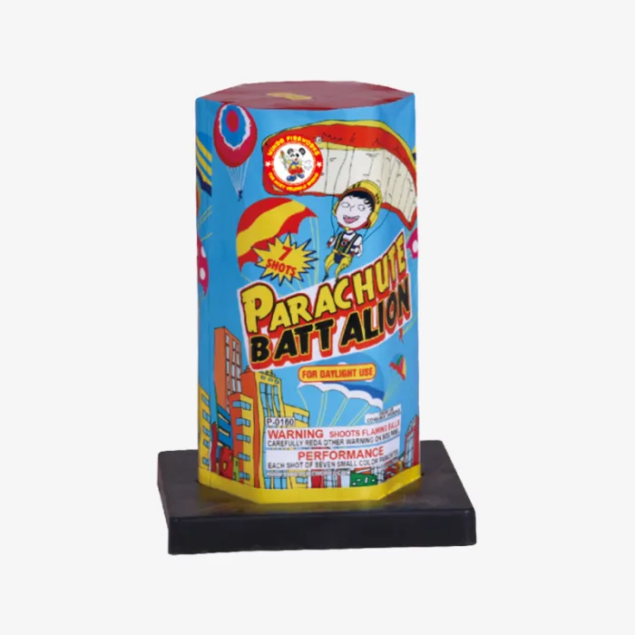 Parachute Battalion (7 Shots) Aerial Cake with 49 Parachutes