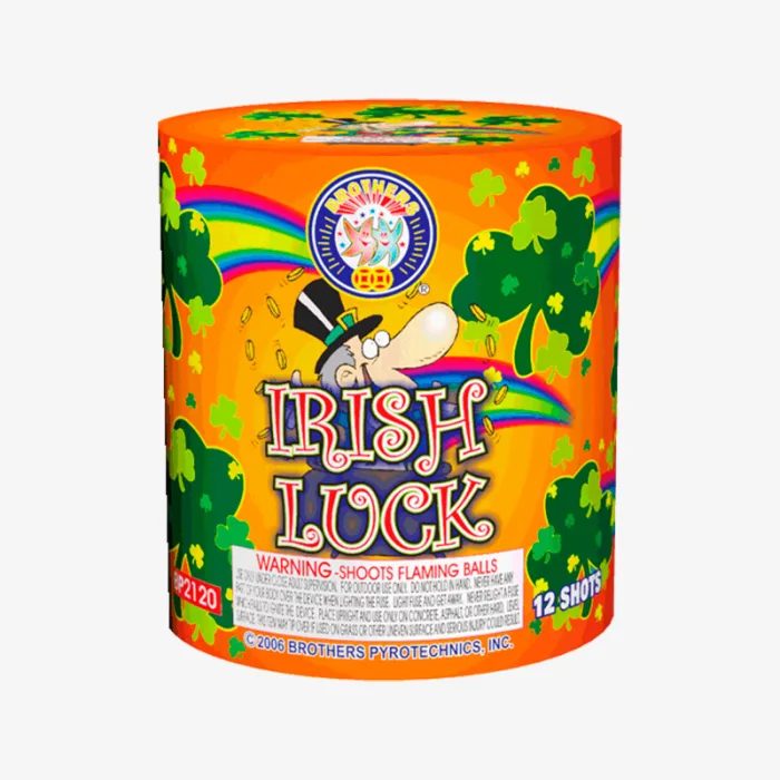 Irish Luck (12 Shots) Straight-Firing Aerial Cake