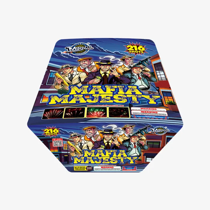 Mafia Majesty (216 Shots) Zipper-Firing Aerial Cake