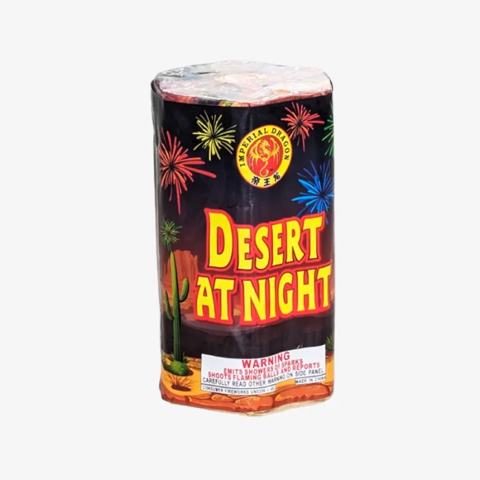 Desert At Night Fountain with 7 Shots