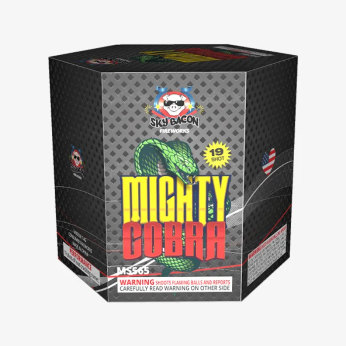 Mighty Cobra (19 Shots) Straight-Firing Aerial Cake