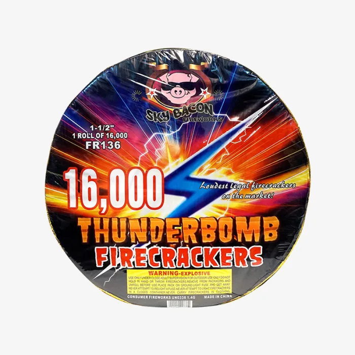 16,000 Firecrackers Roll