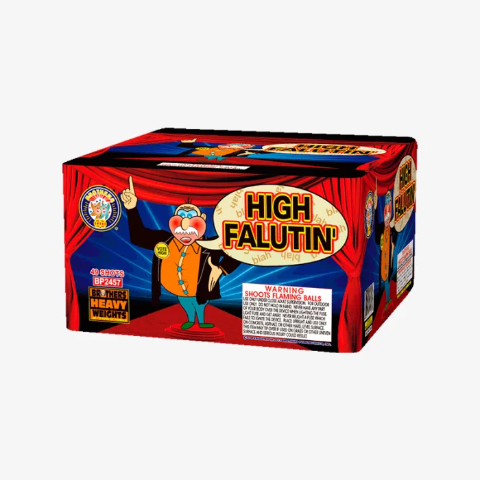 High Falutin' (49 Shots) Straight-Firing Aerial Cake