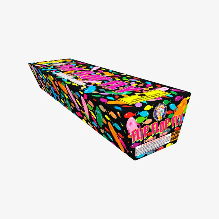 Flip Flop Fly (145 Shots) Fan-Firing Aerial Cake