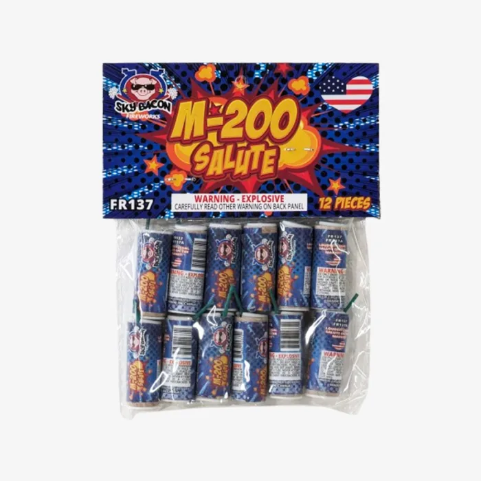 M-200 Salute Firecrackers (12 Pack)
