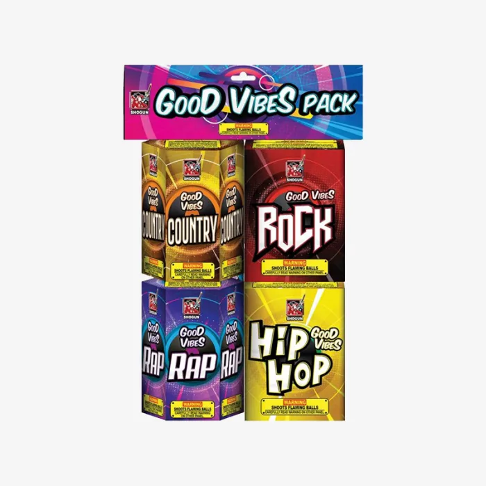 Good Vibes Pack (32 Total Shots) Aerial Cake Assortment