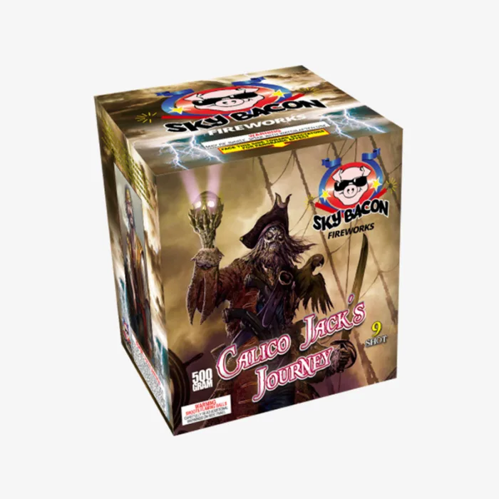 Calico Jack's Journey (9 Shots) Straight-Firing Aerial Cake