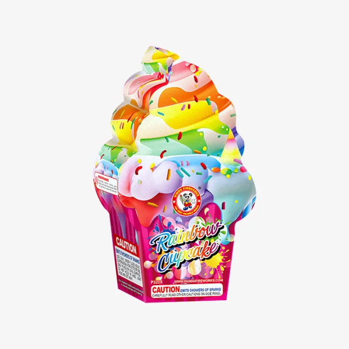 Rainbow Cupcake Fountain