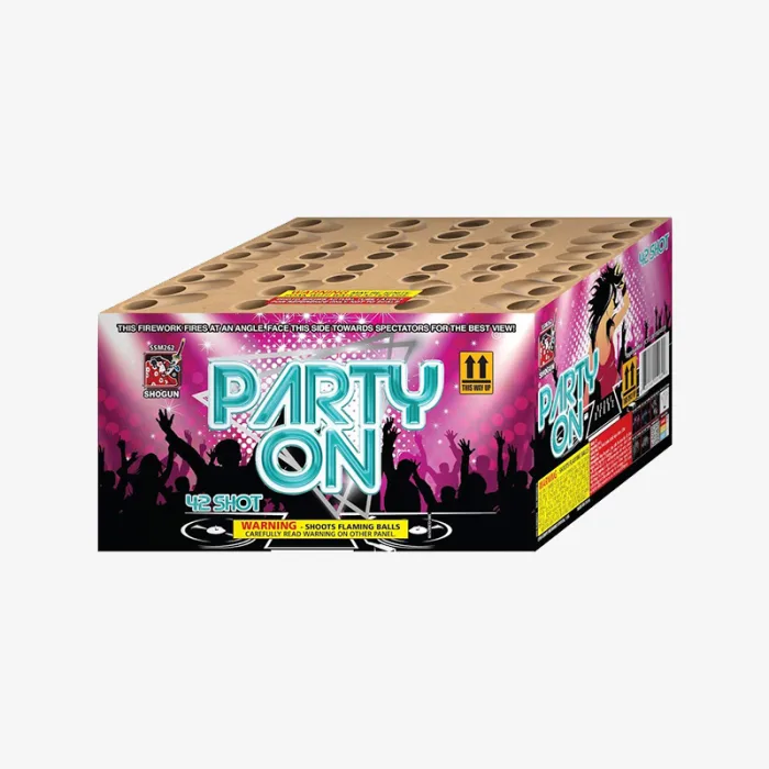 Party On (42 Shots) Fan-Firing Aerial Cake