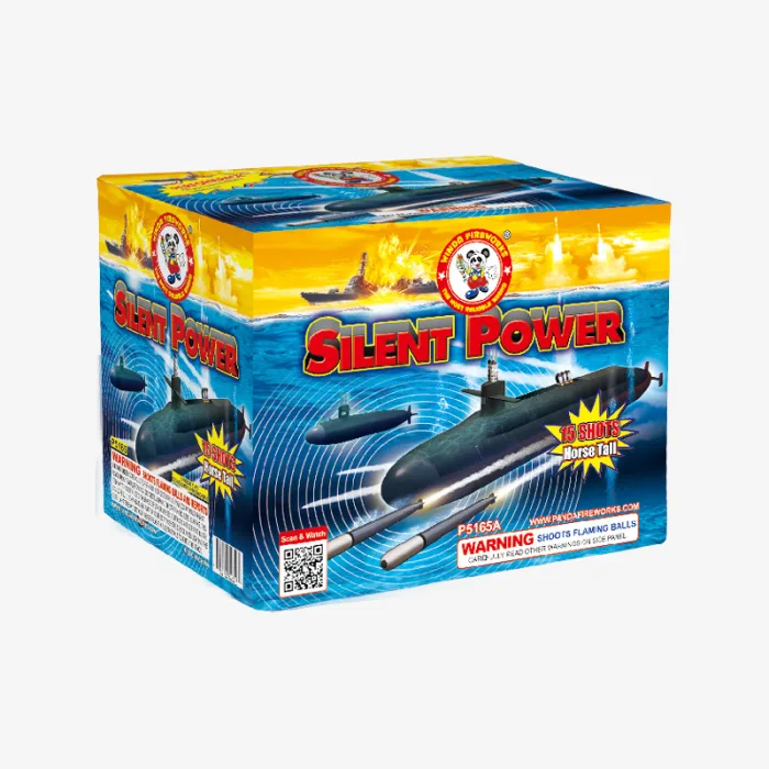 Silent Power (15 Shots) Straight-Firing Aerial Cake