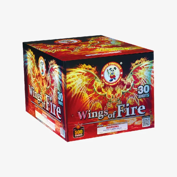 Wings Of Fire (30 Shots) Straight-Firing Aerial Cake