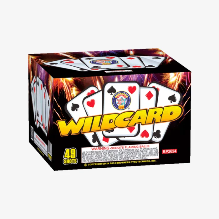 Wildcard (49 Shots) Straight-Firing Aerial Cake